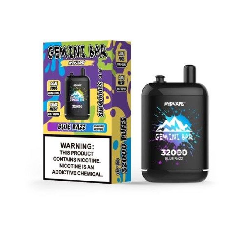 Gemini Bar 32,000 Puffs Disposable Vape – High-Capacity & Rechargeable
